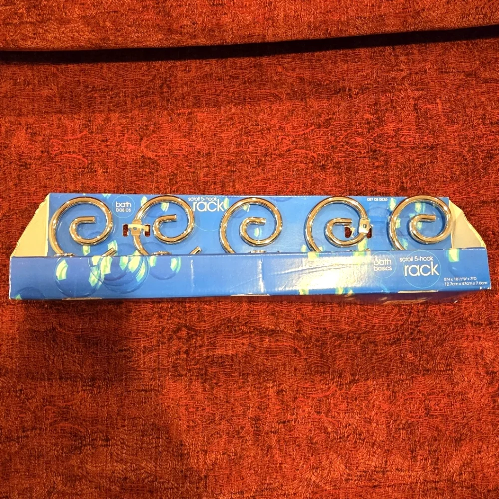 Silver Swirl Wall Hooks